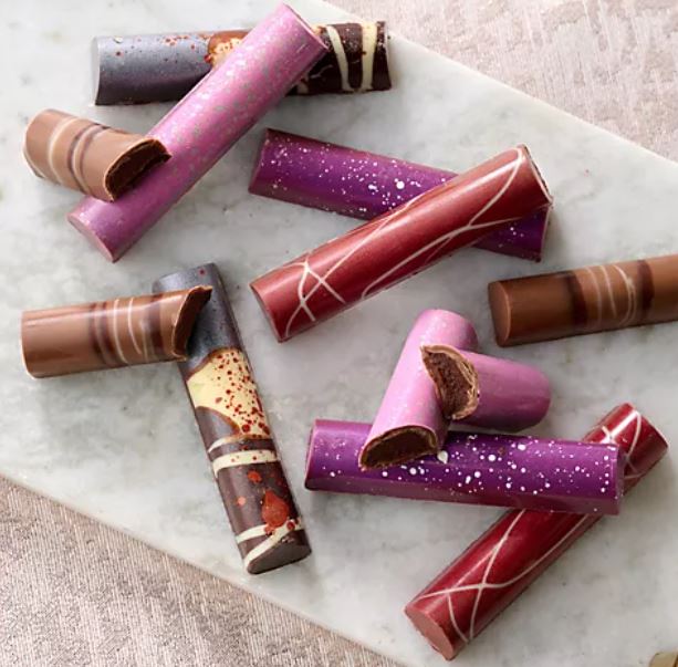 Chocolate Moonshine Hand-Painted Gourmet Truffle Bars (Box of 10)